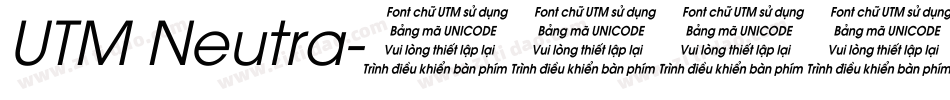 UTM Neutra字体转换